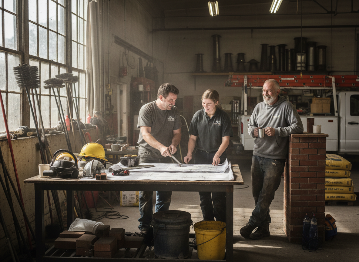 The Axis Wrench team at work in Centerville