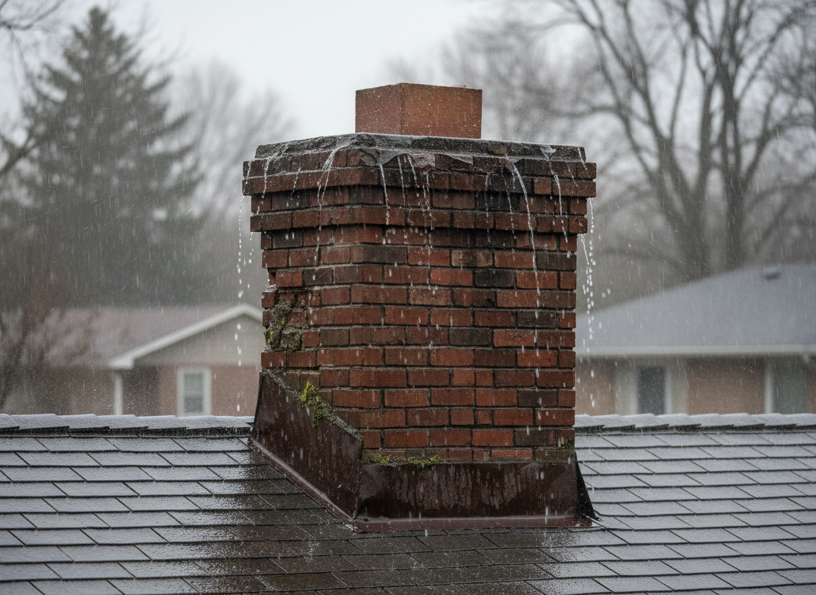 Common Causes of Chimney Leaks During Ohio Rains