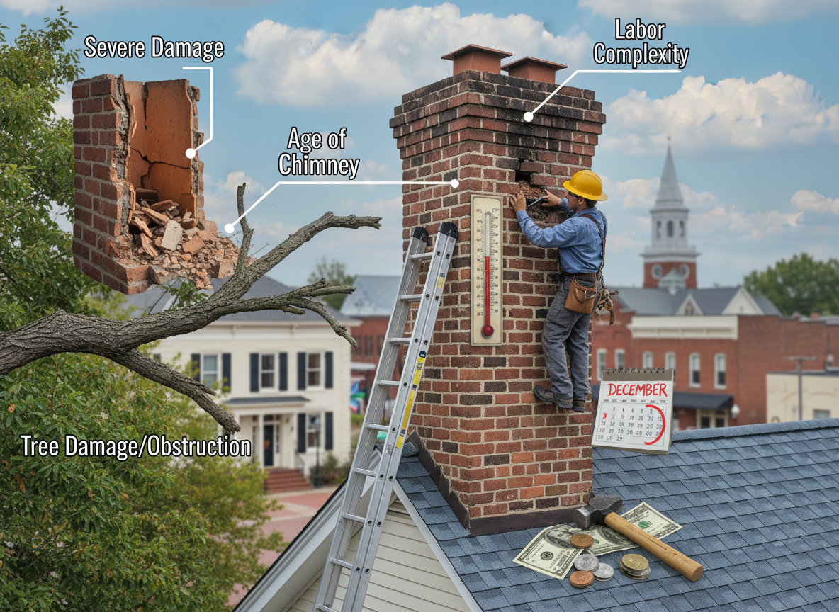 What Influences Chimney Flue Repair Costs in Centerville