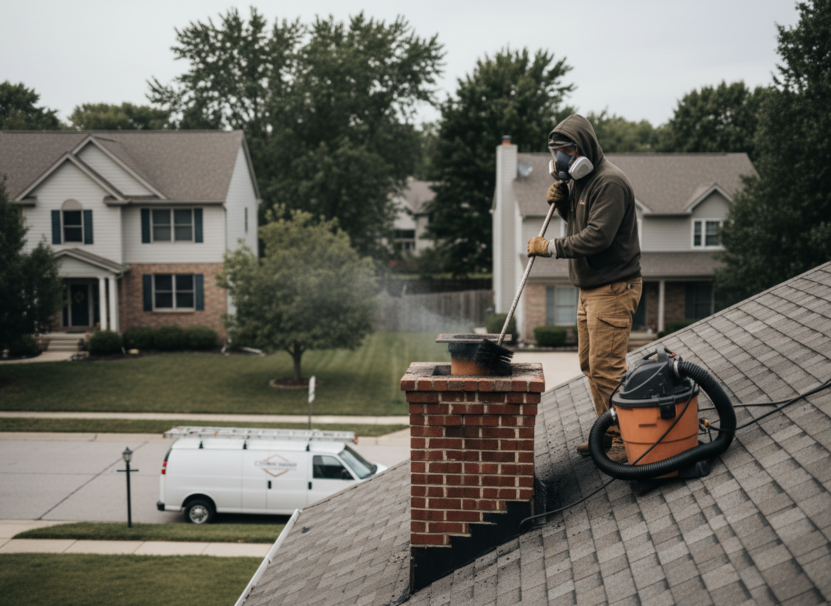 chimney cleaning service in Centerville