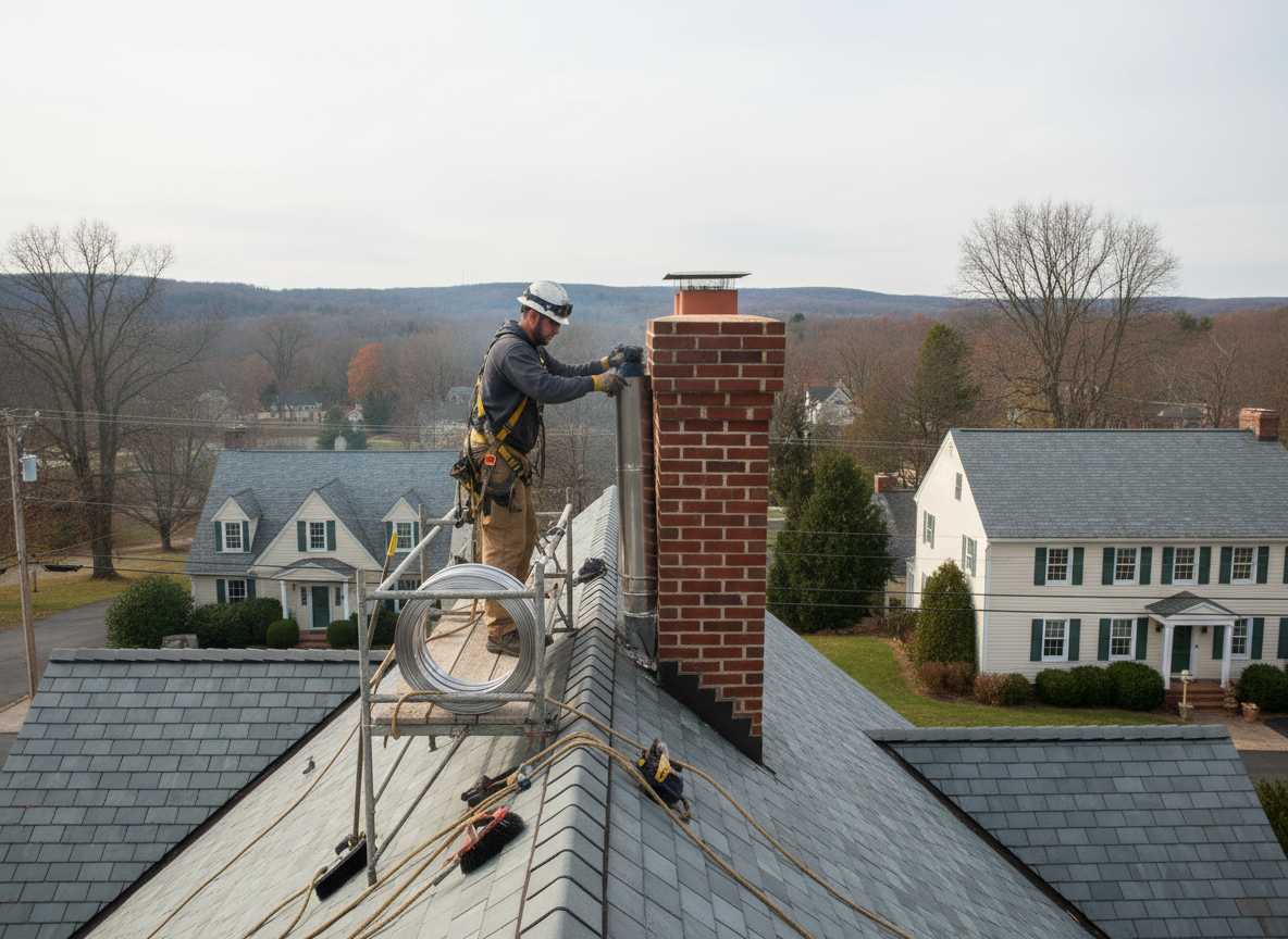chimney relining in Centerville