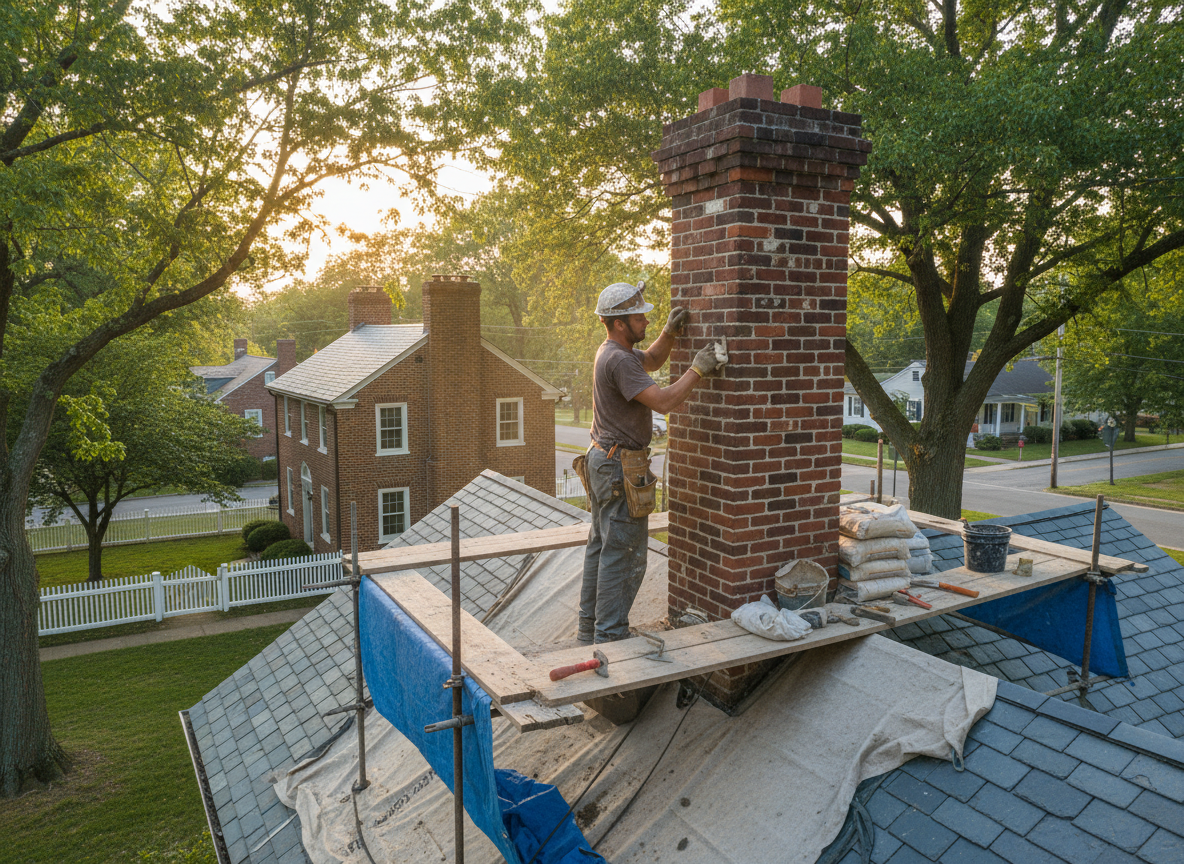 chimney restoration in Centerville