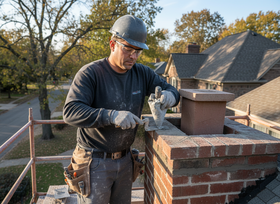 chimney tuckpointing in Centerville