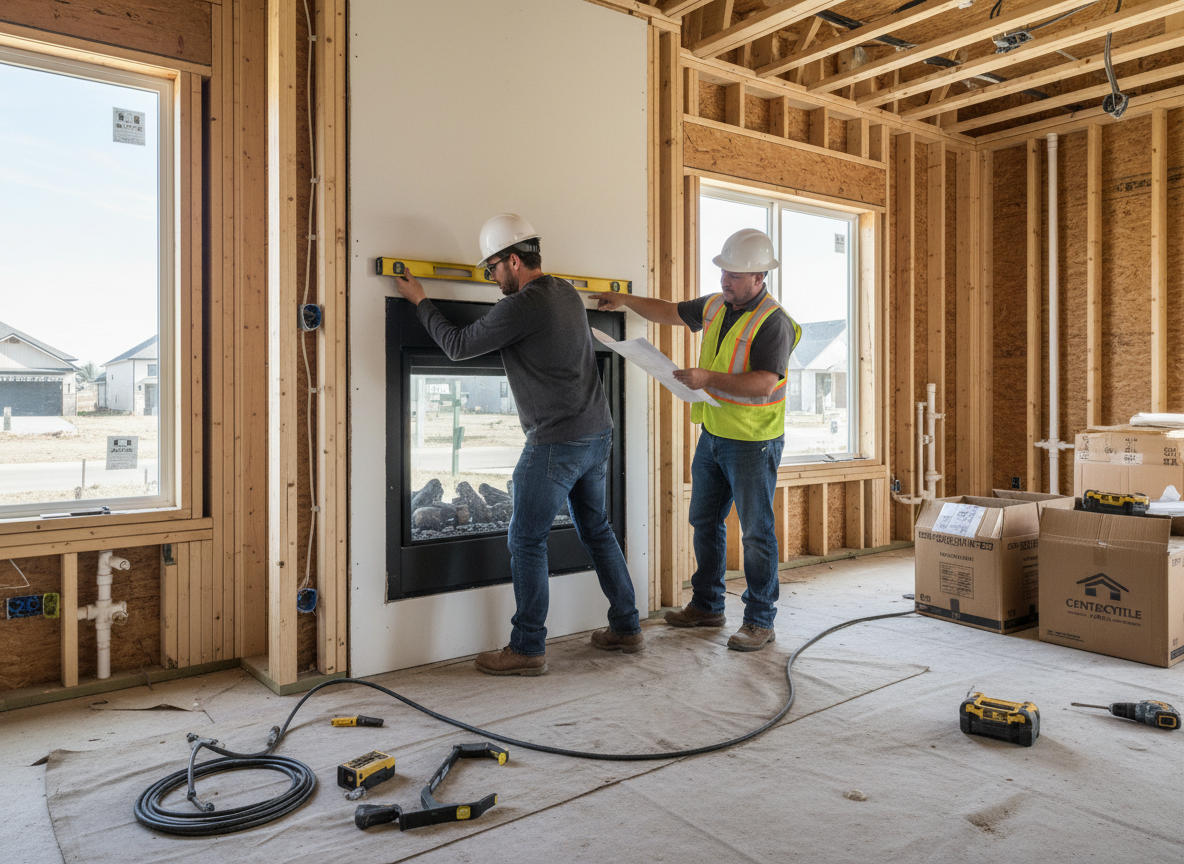 fireplace installation in Centerville