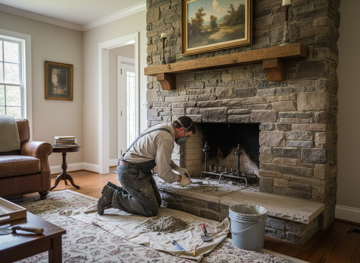 fireplace repair in Centerville